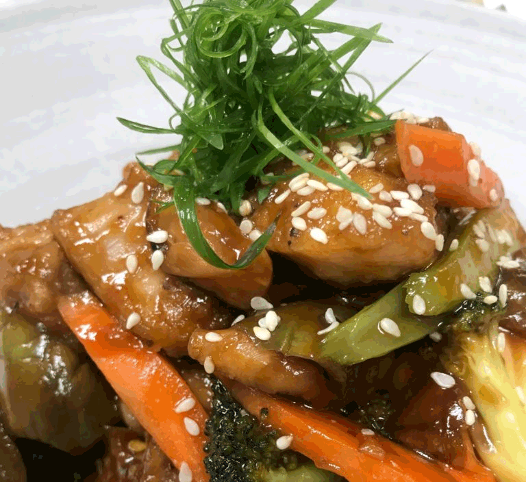 Stir-Fry Orange & Hoisin Chicken with Vegetable